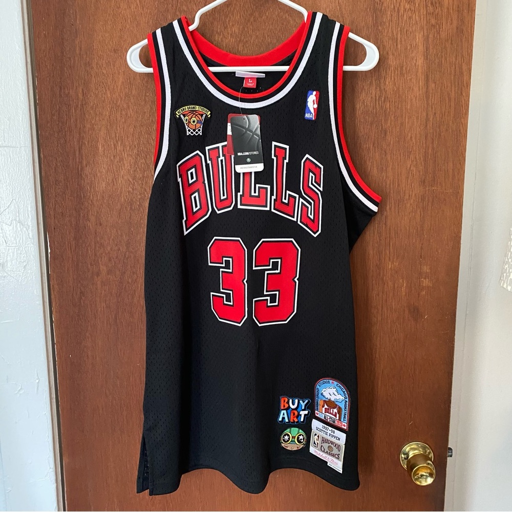 Hebru Brantley Mitchell & ness pippen 33 jersey large